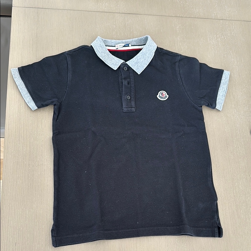 Moncler Black Polo Shirt